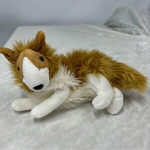 TY Cassie Dog Beanie Baby Original stuffed  plush animal Sheltie Collie Lassie